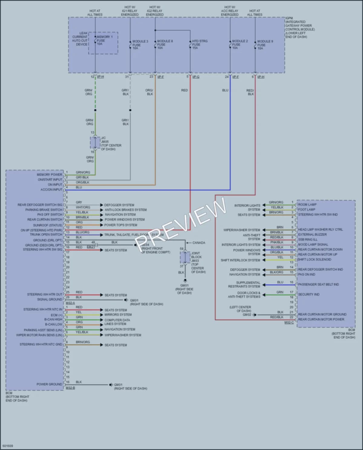 2018 Genesis G80 Body Control Modules wiring diagram preview