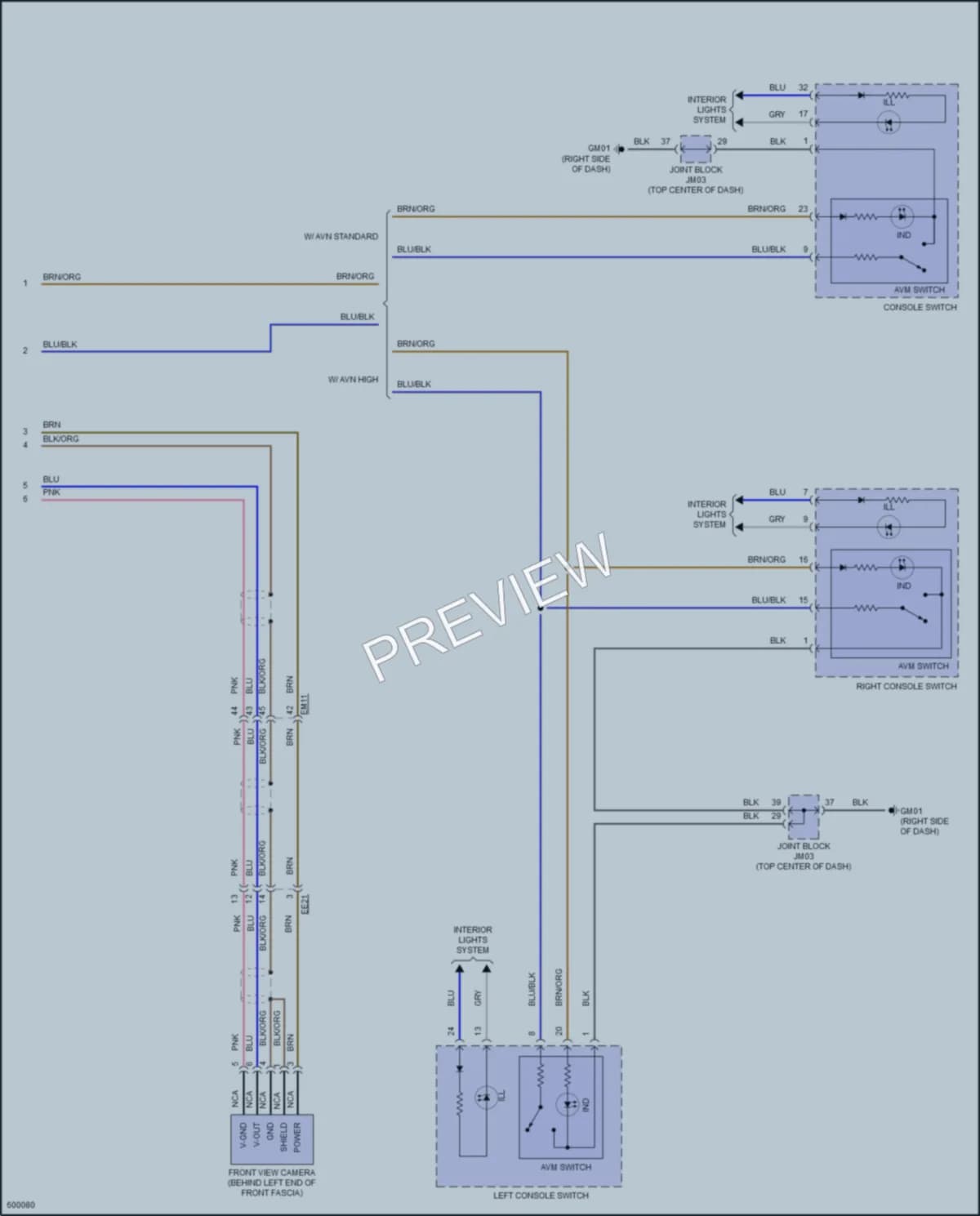 2018 Genesis G80 Navigation wiring diagram preview