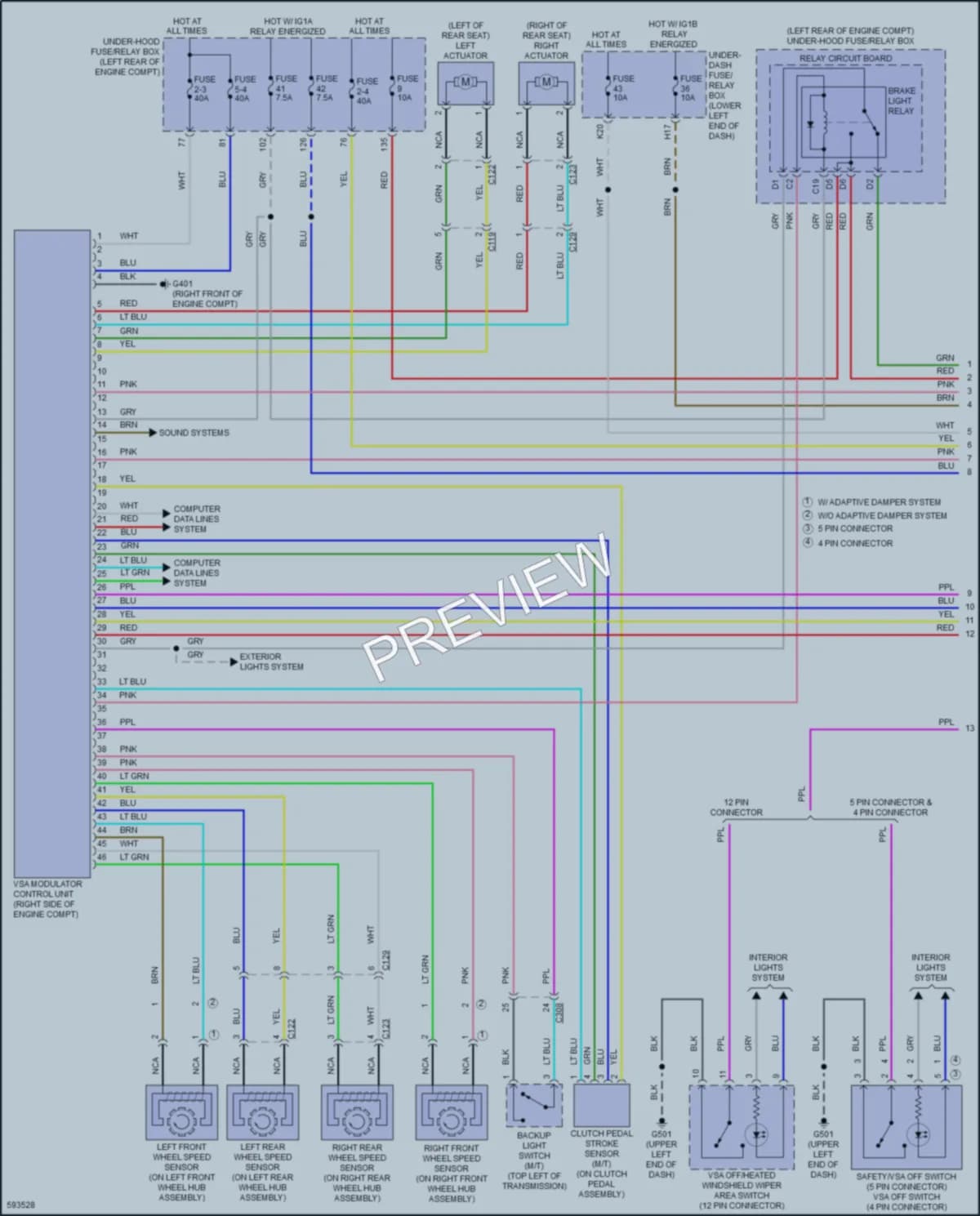 2018 Honda Accord Anti Lock Brakes wiring diagram preview