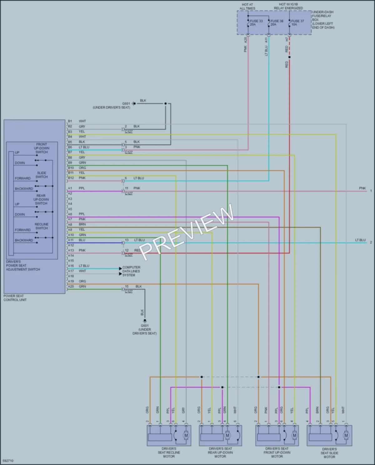 2018 Honda Accord Memory Systems wiring diagram preview