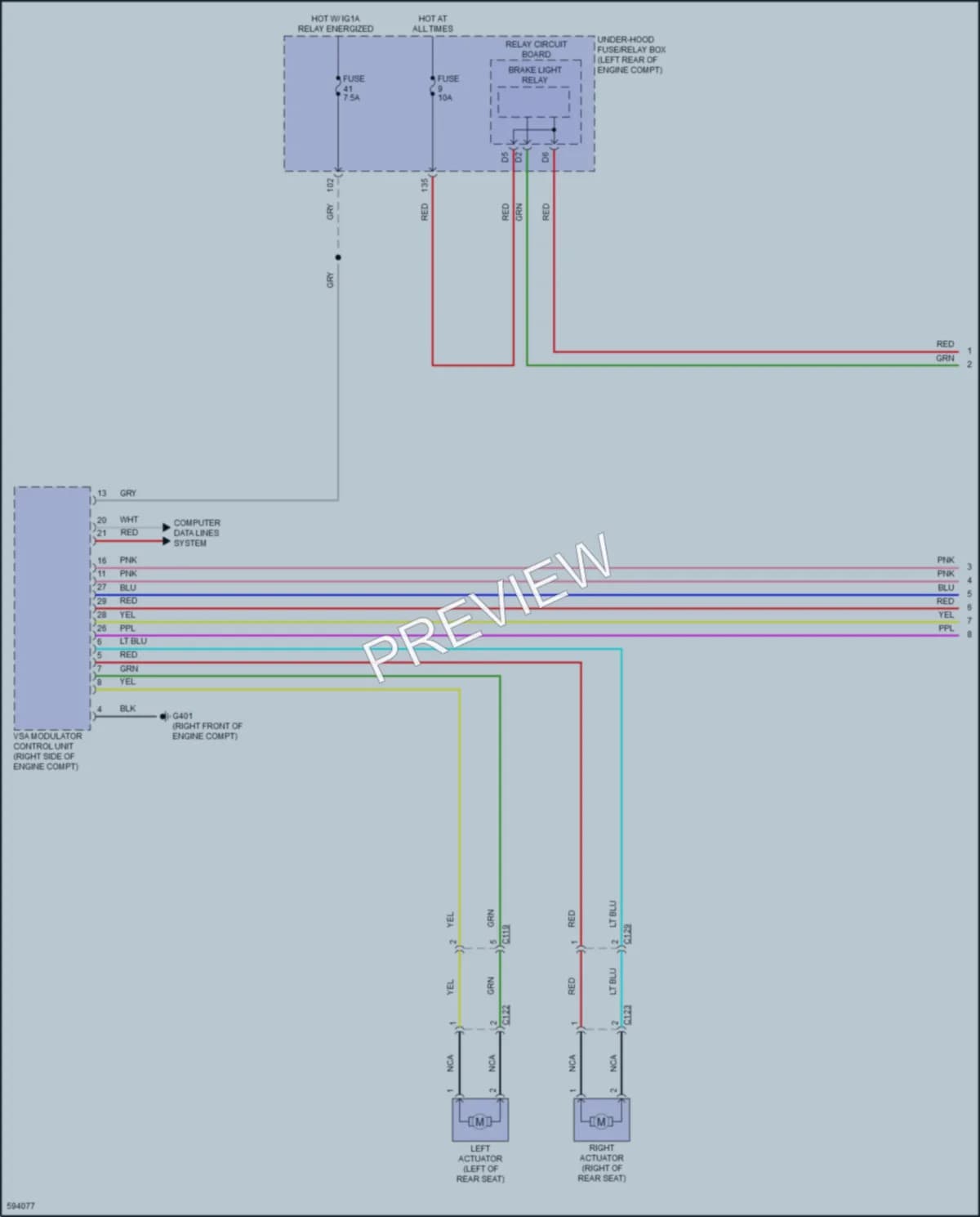 2018 Honda Accord Shift Interlock wiring diagram preview