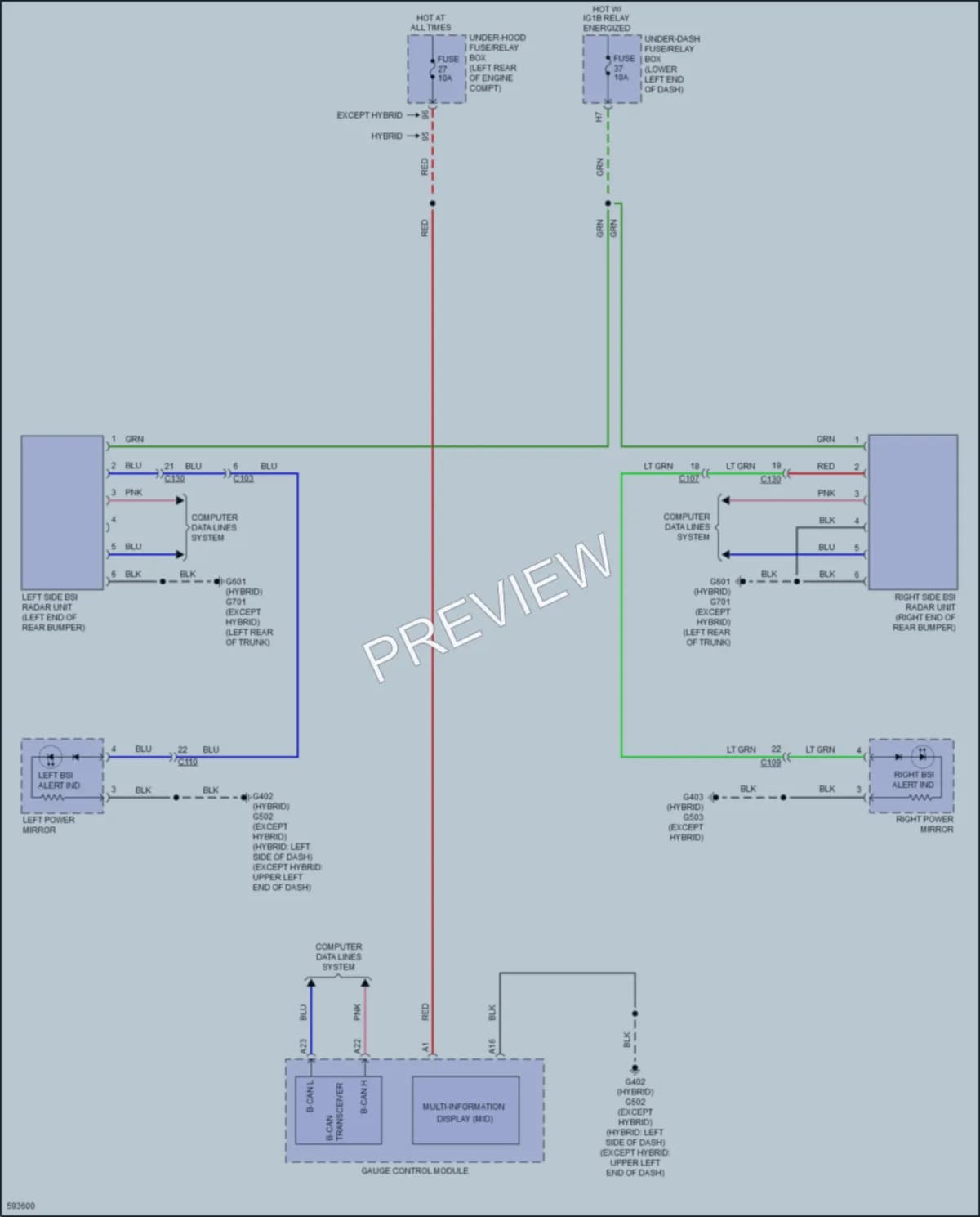 2018 Honda AccordHybrid Navigation wiring diagram preview