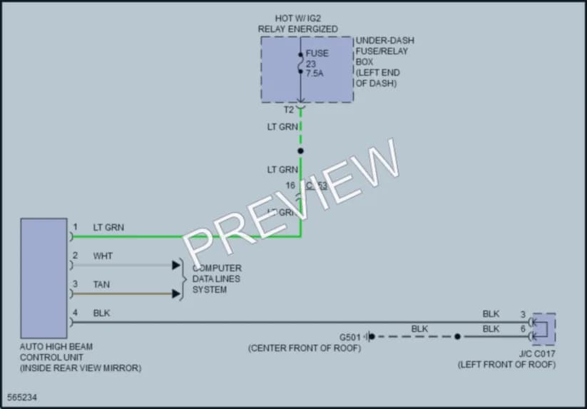2018 Honda Pilot Power Mirrors wiring diagram preview