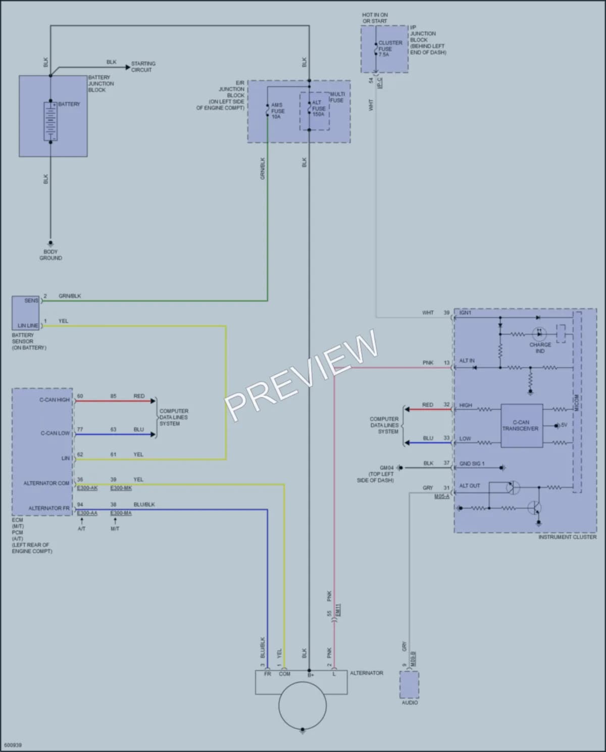 2018 Hyundai Accent Starting Charging wiring diagram preview
