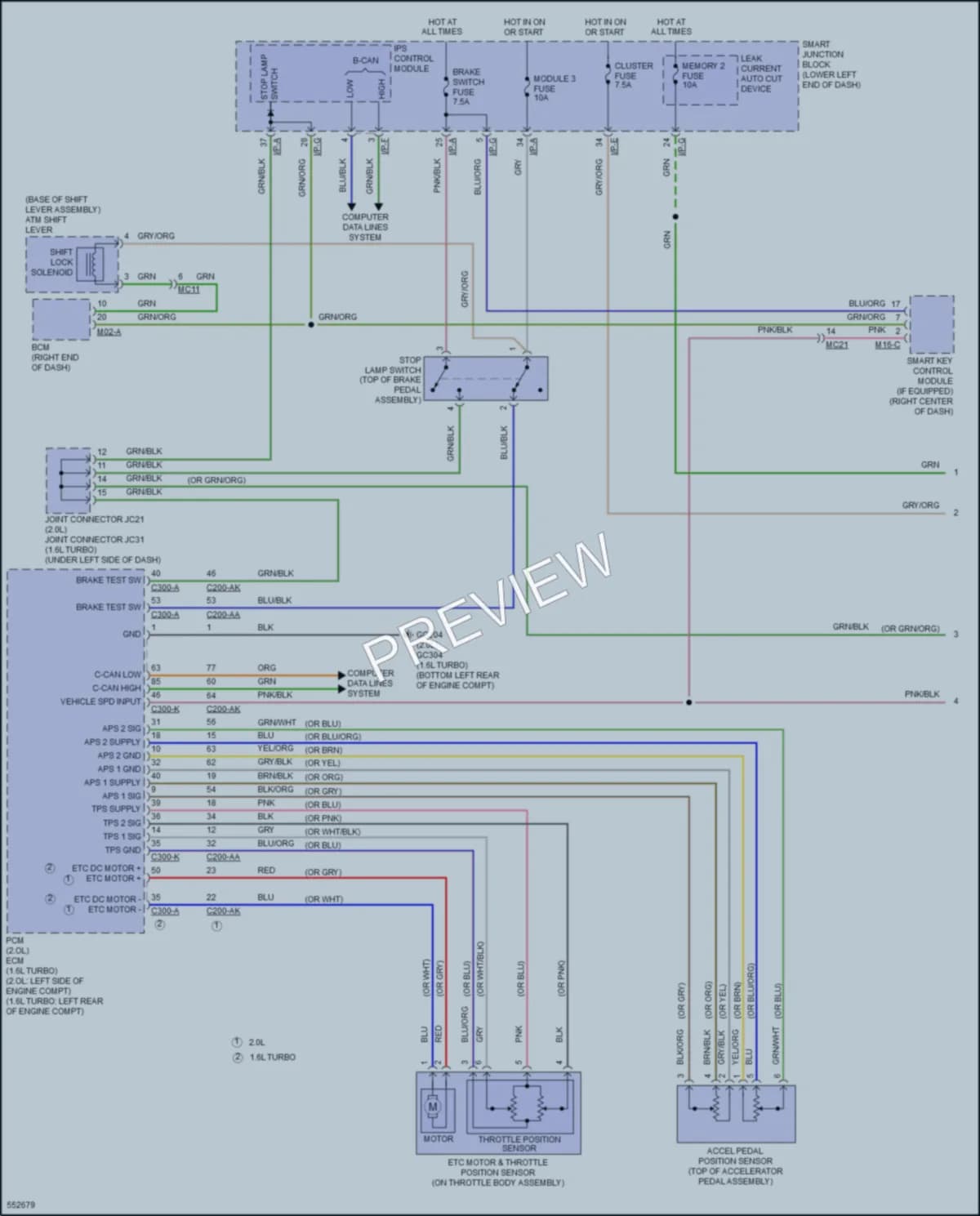 2018 Hyundai Tucson Cruise Control wiring diagram preview