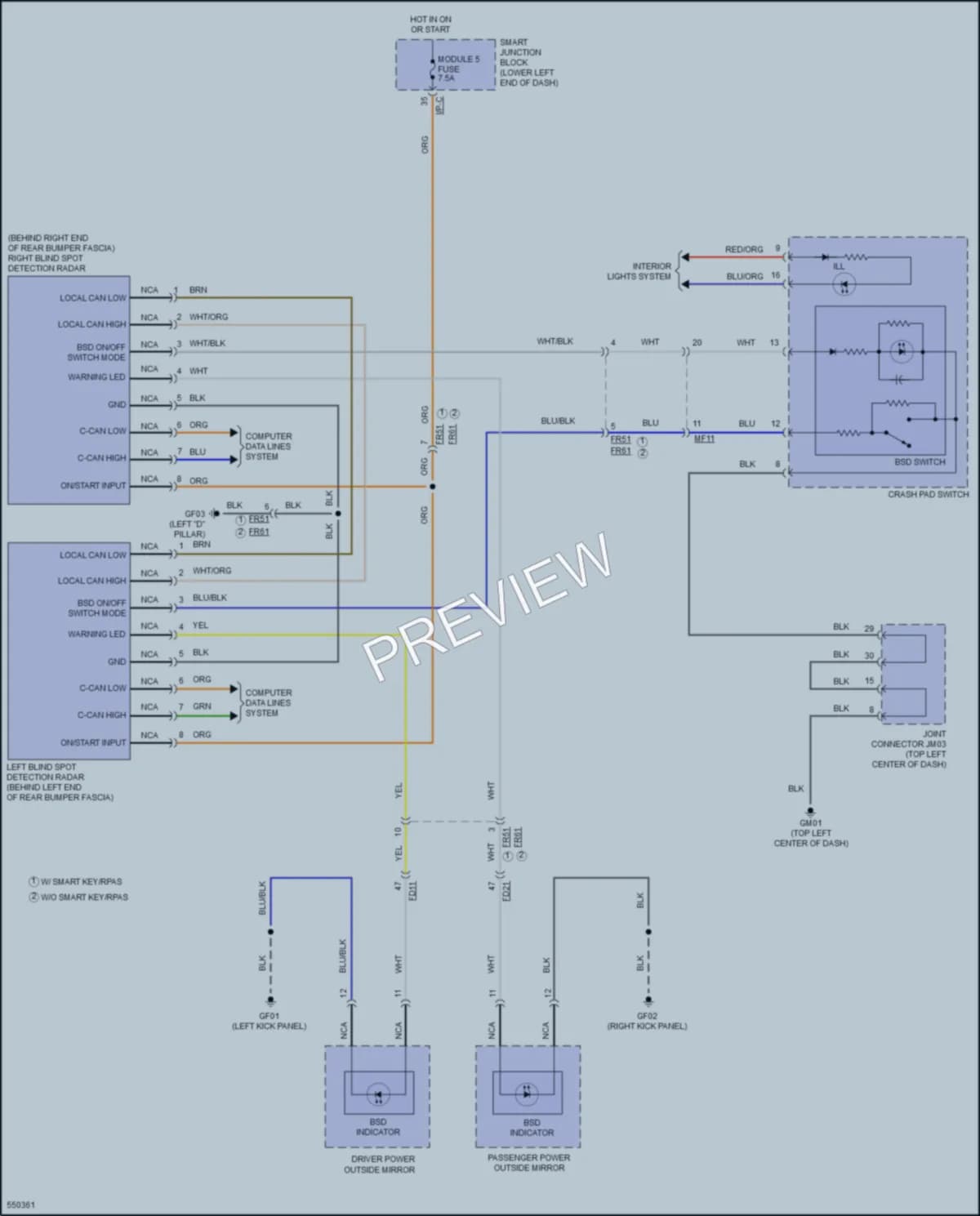 2018 Hyundai Tucson Navigation wiring diagram preview
