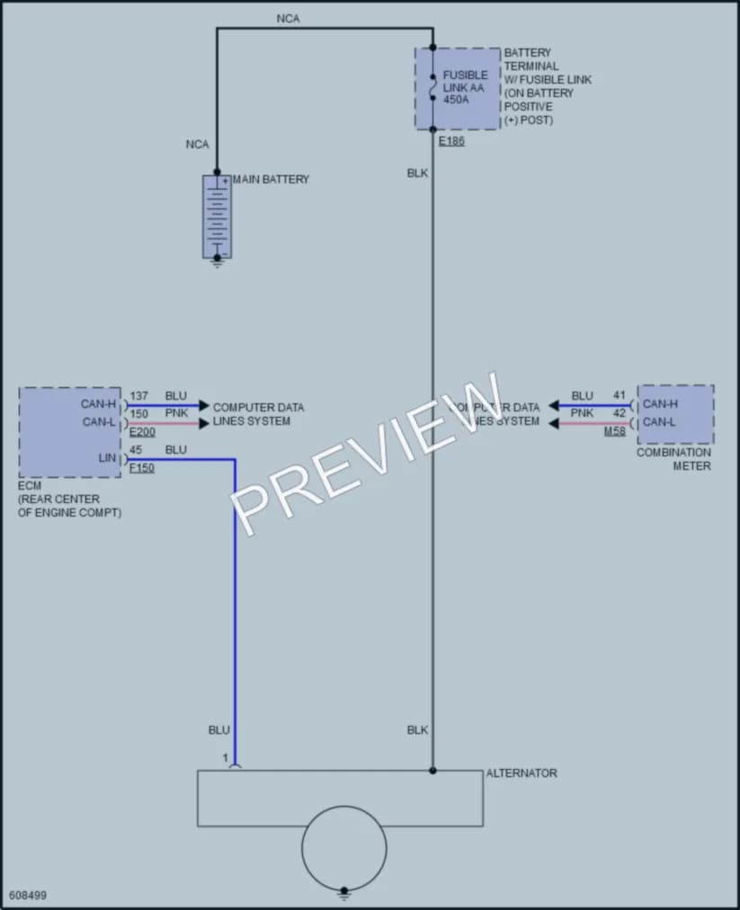 2018 Infiniti Q50Hybrid Starting Charging wiring diagram preview