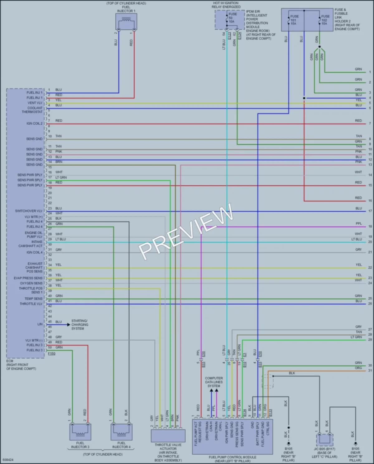 2018 Infiniti Q60 Engine Performance wiring diagram preview
