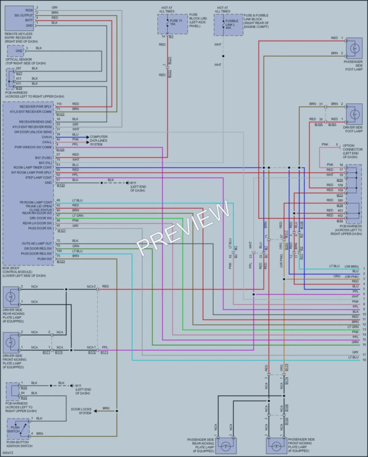 2018 Infiniti Q70Hybrid Interior Lights wiring diagram preview