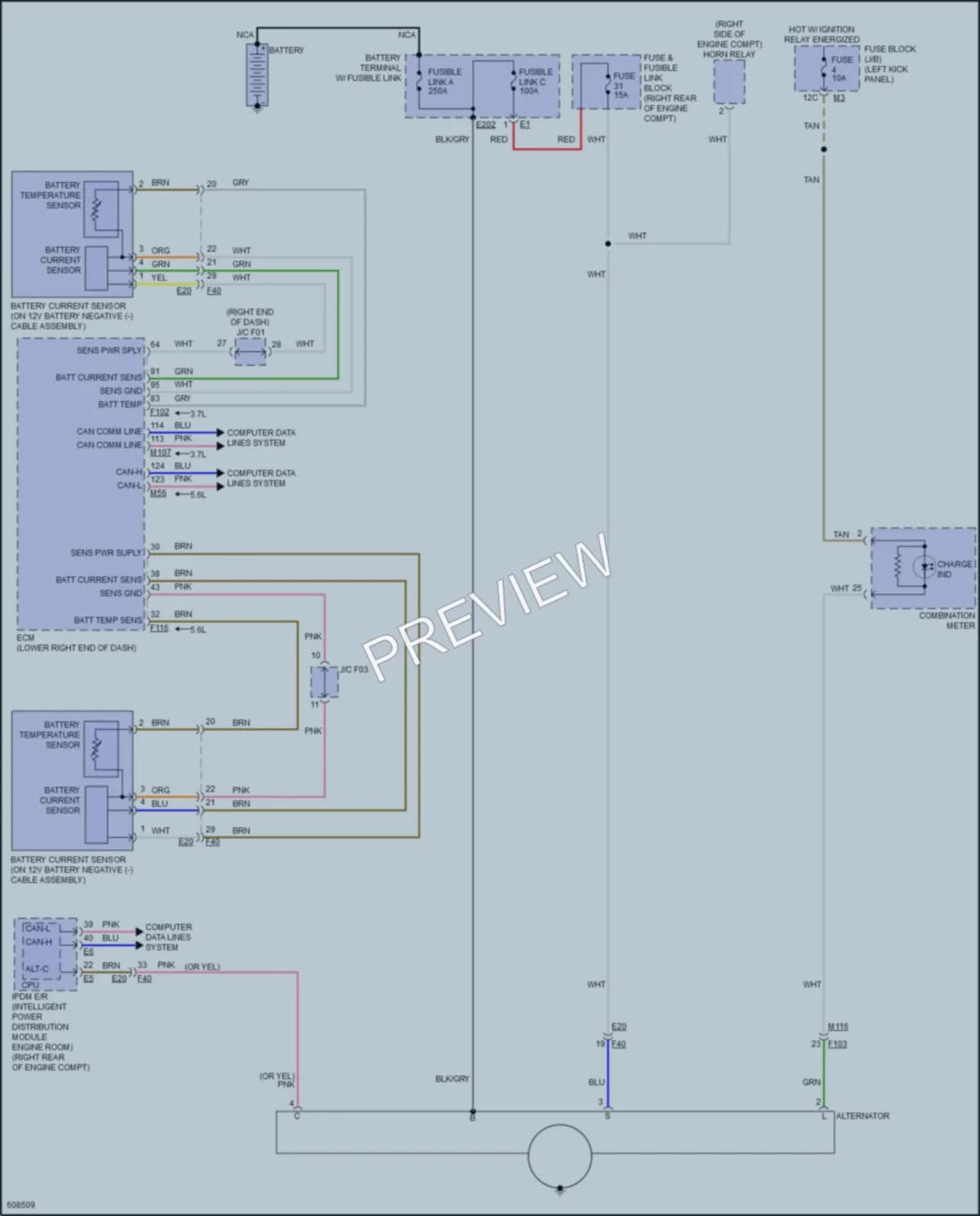 2018 Infiniti Q70L Starting Charging wiring diagram preview