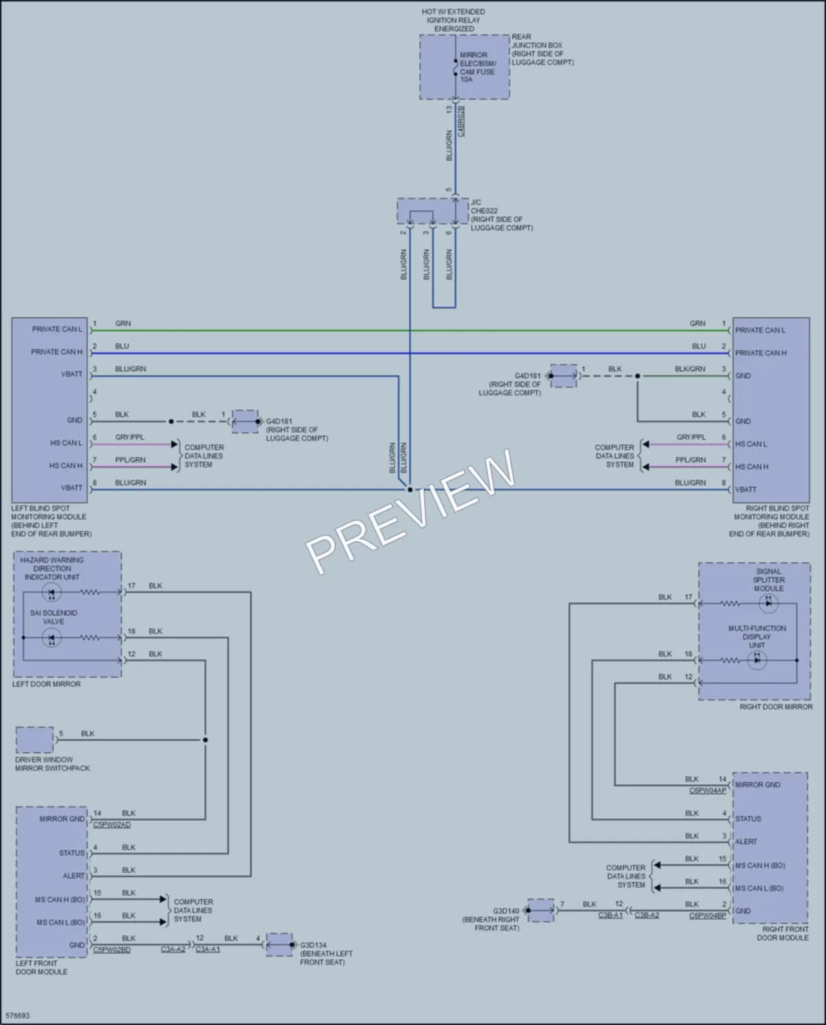 2018 Jaguar XE Navigation wiring diagram preview