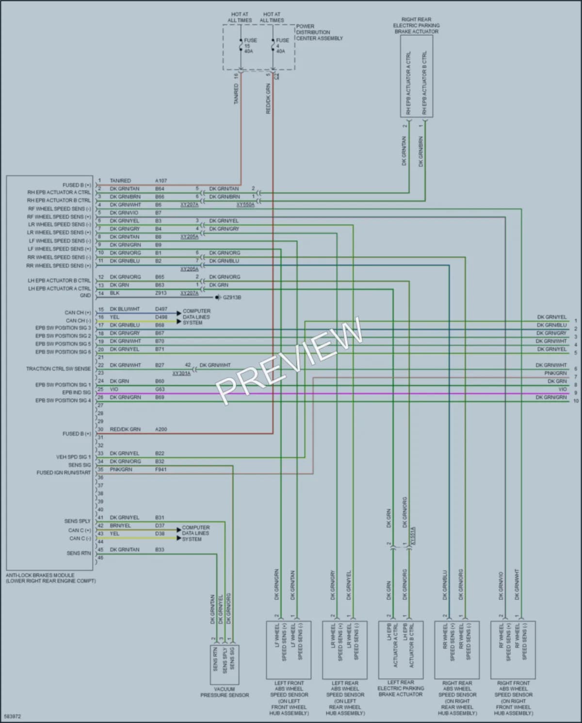 2018 Jeep Compass Anti Lock Brakes wiring diagram preview