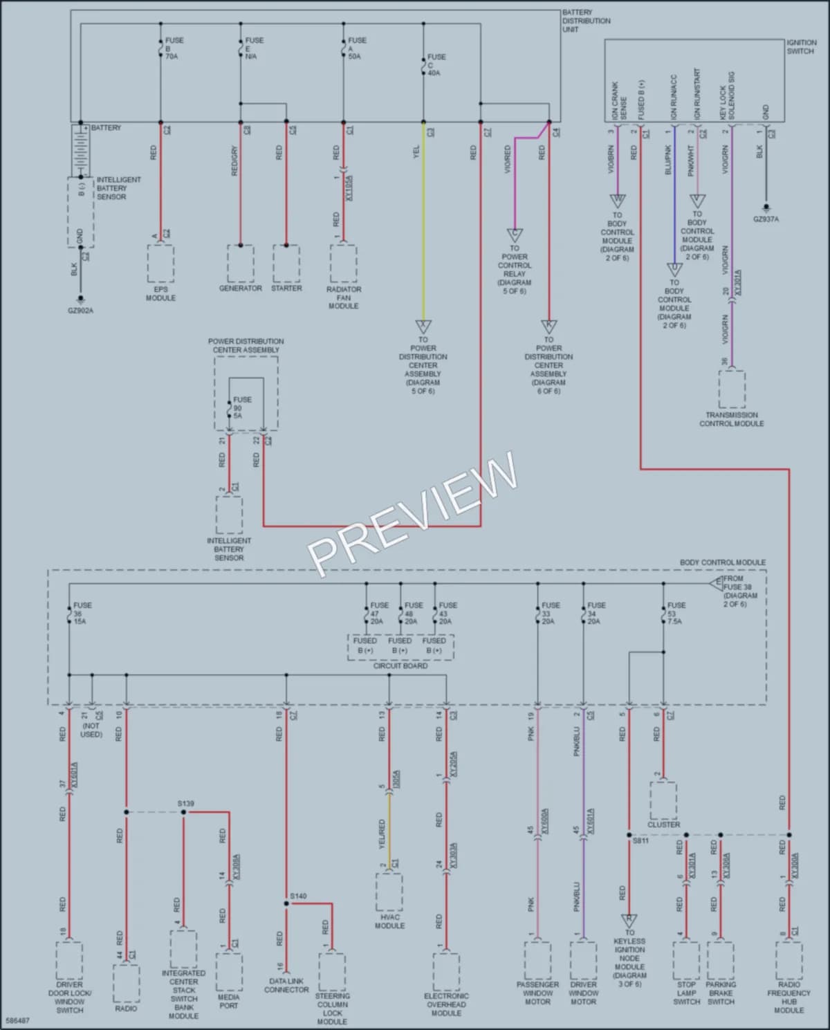 2018 Jeep Compass Power Distribution wiring diagram preview