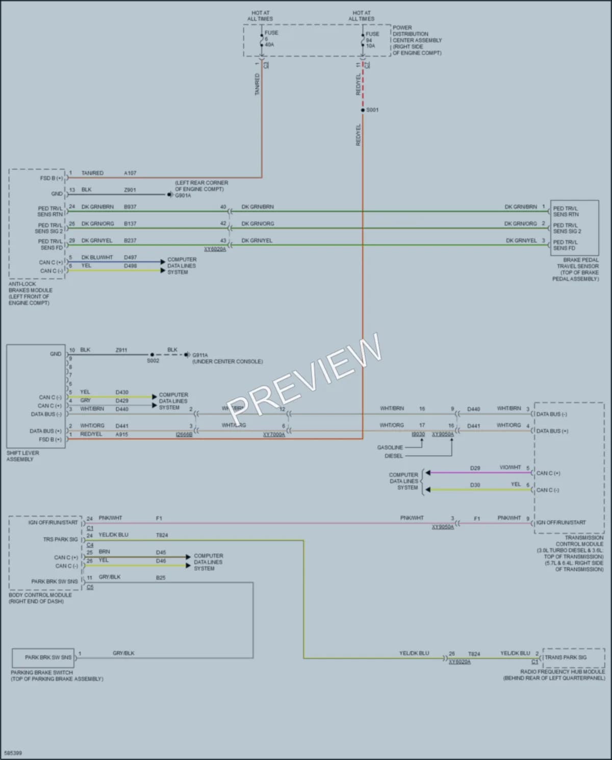 2018 Jeep GrandCherokee Shift Interlock wiring diagram preview