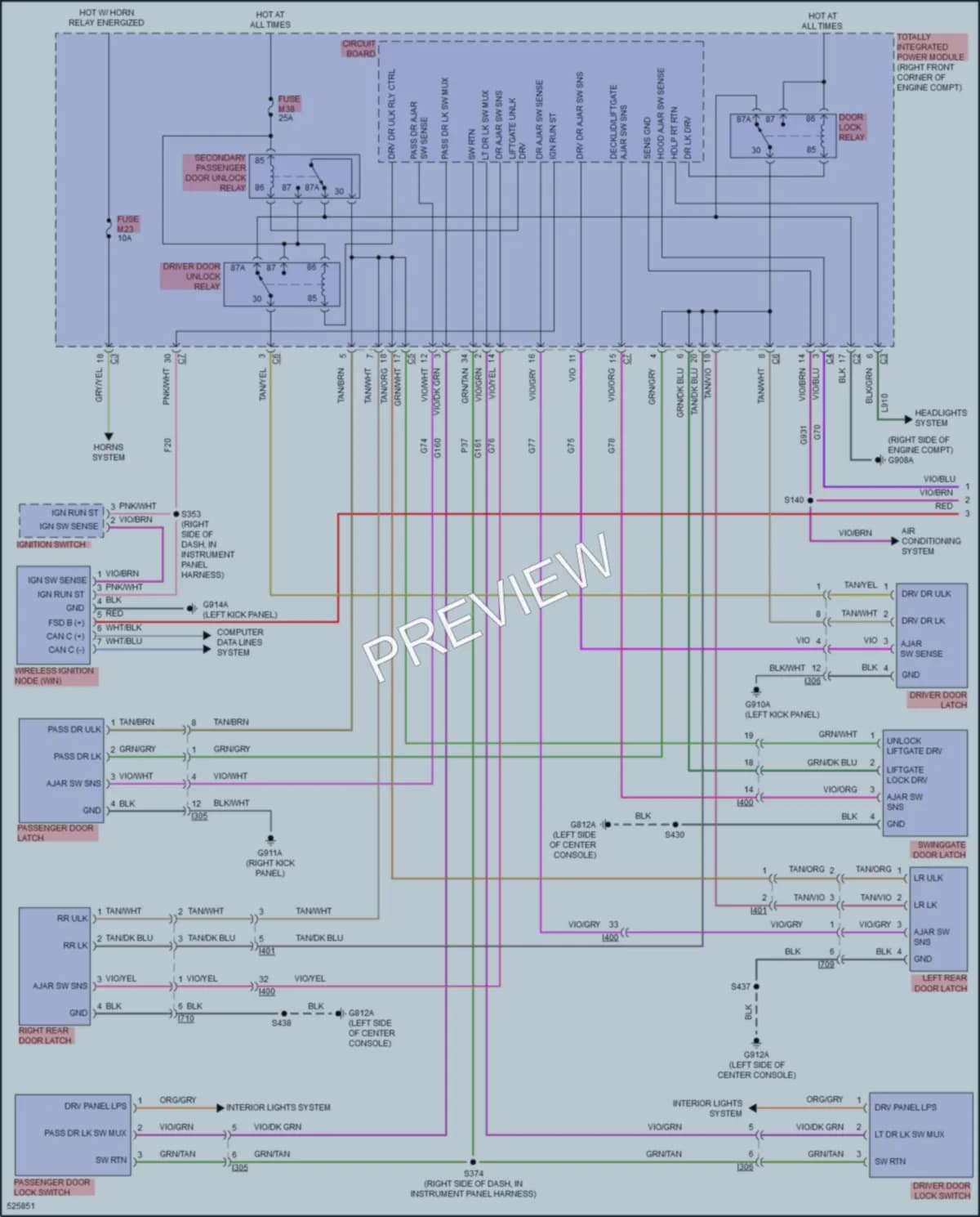 2018 Jeep Wrangler Anti Theft wiring diagram preview