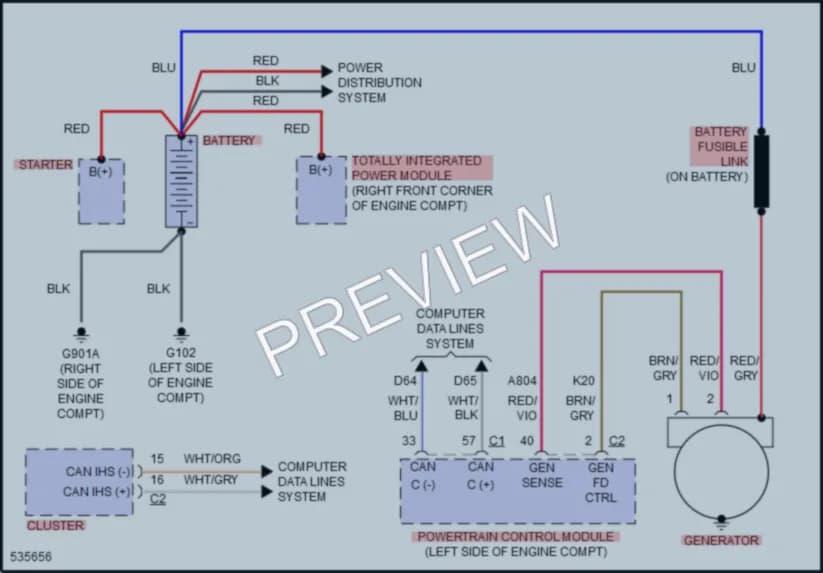 2018 Jeep WranglerUnlimited Starting Charging wiring diagram preview