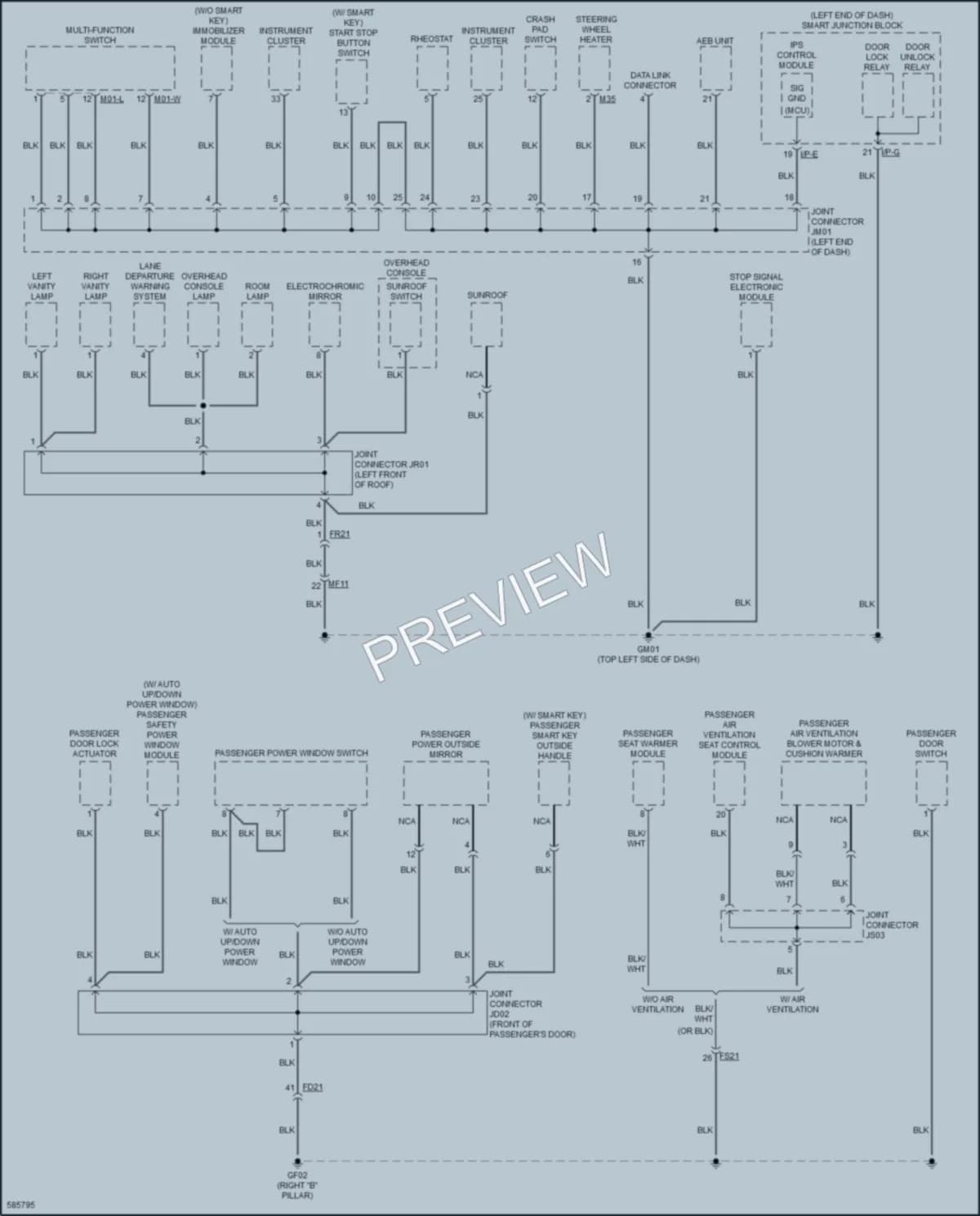 2018 Kia Forte Ground Distribution wiring diagram preview