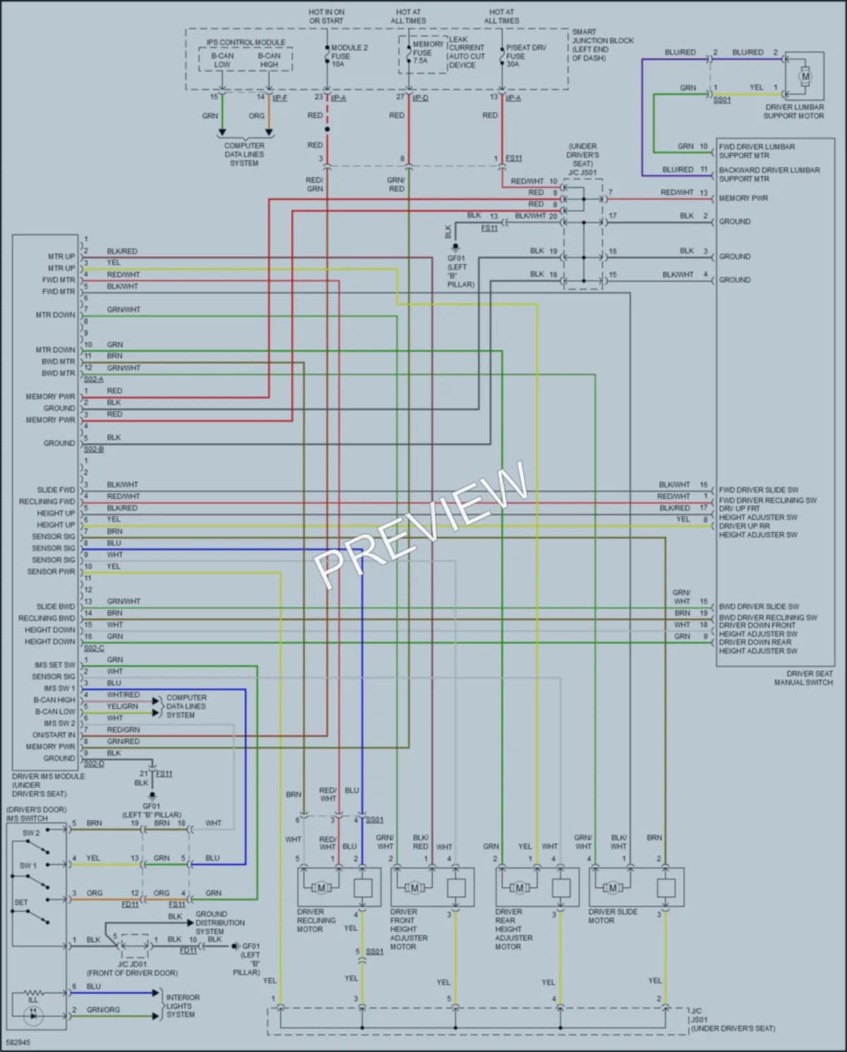 2018 Kia Forte5 Memory Systems wiring diagram preview