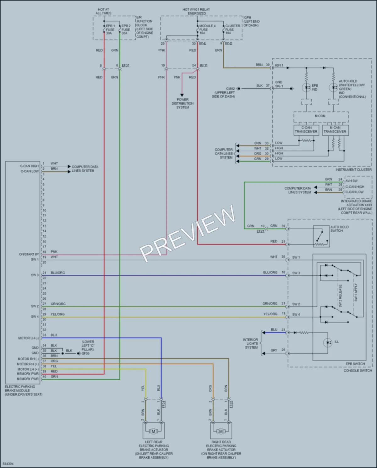 2018 Kia OptimaHybrid Shift Interlock wiring diagram preview
