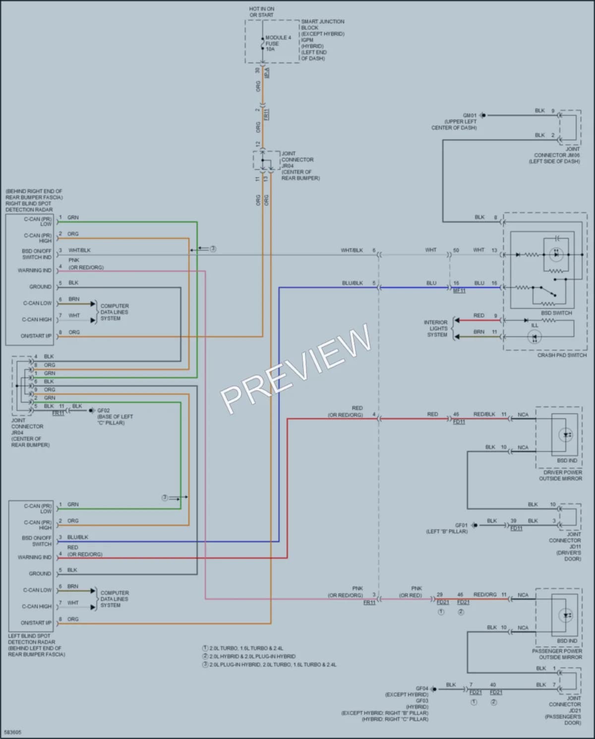 2018 Kia OptimaPlugIn Navigation wiring diagram preview