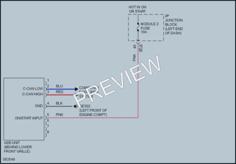 2018 Kia Rio Anti Lock Brakes wiring diagram preview