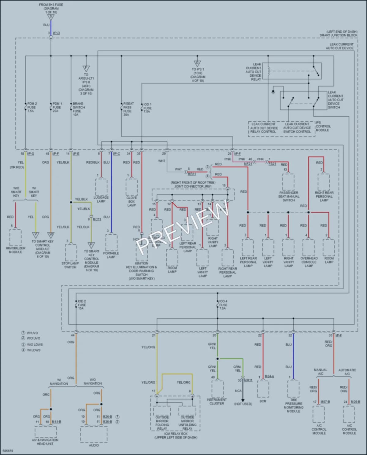 2018 Kia Soul Power Distribution wiring diagram preview