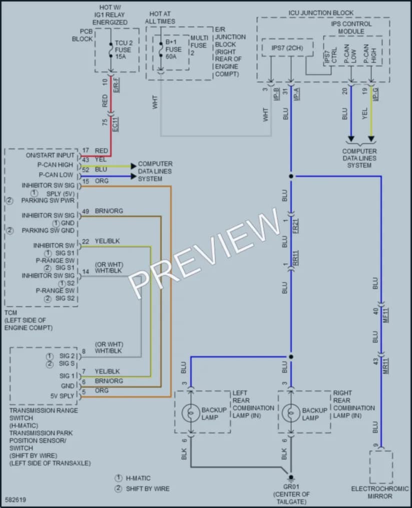 2018 Kia Stinger Exterior Lights wiring diagram preview