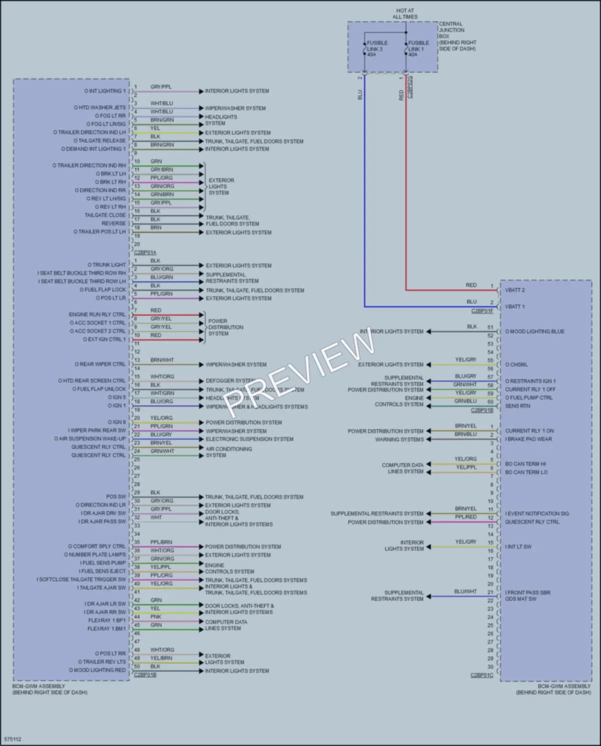 2018 LandRover Discovery Body Control Modules wiring diagram preview