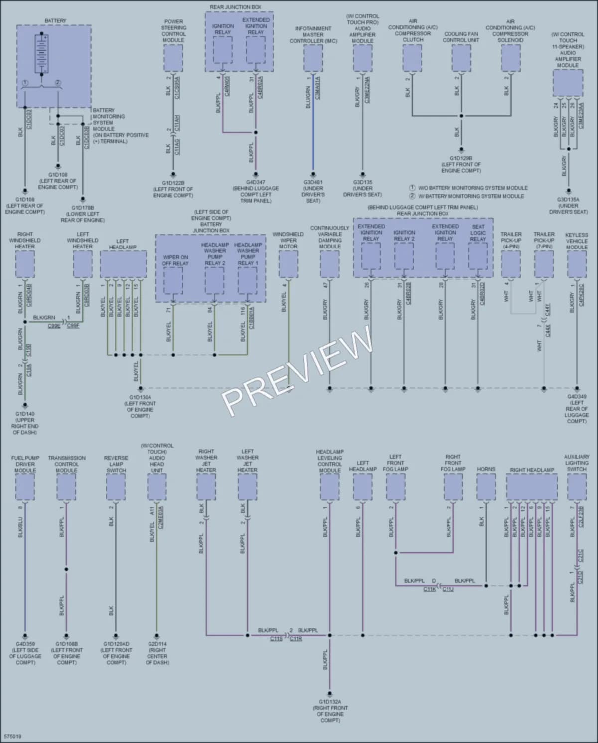 2018 LandRover DiscoverySport Ground Distribution wiring diagram preview