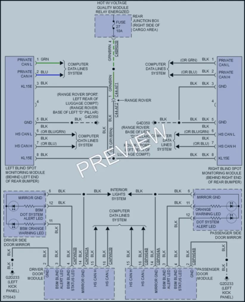 2018 LandRover RangeRover Navigation wiring diagram preview