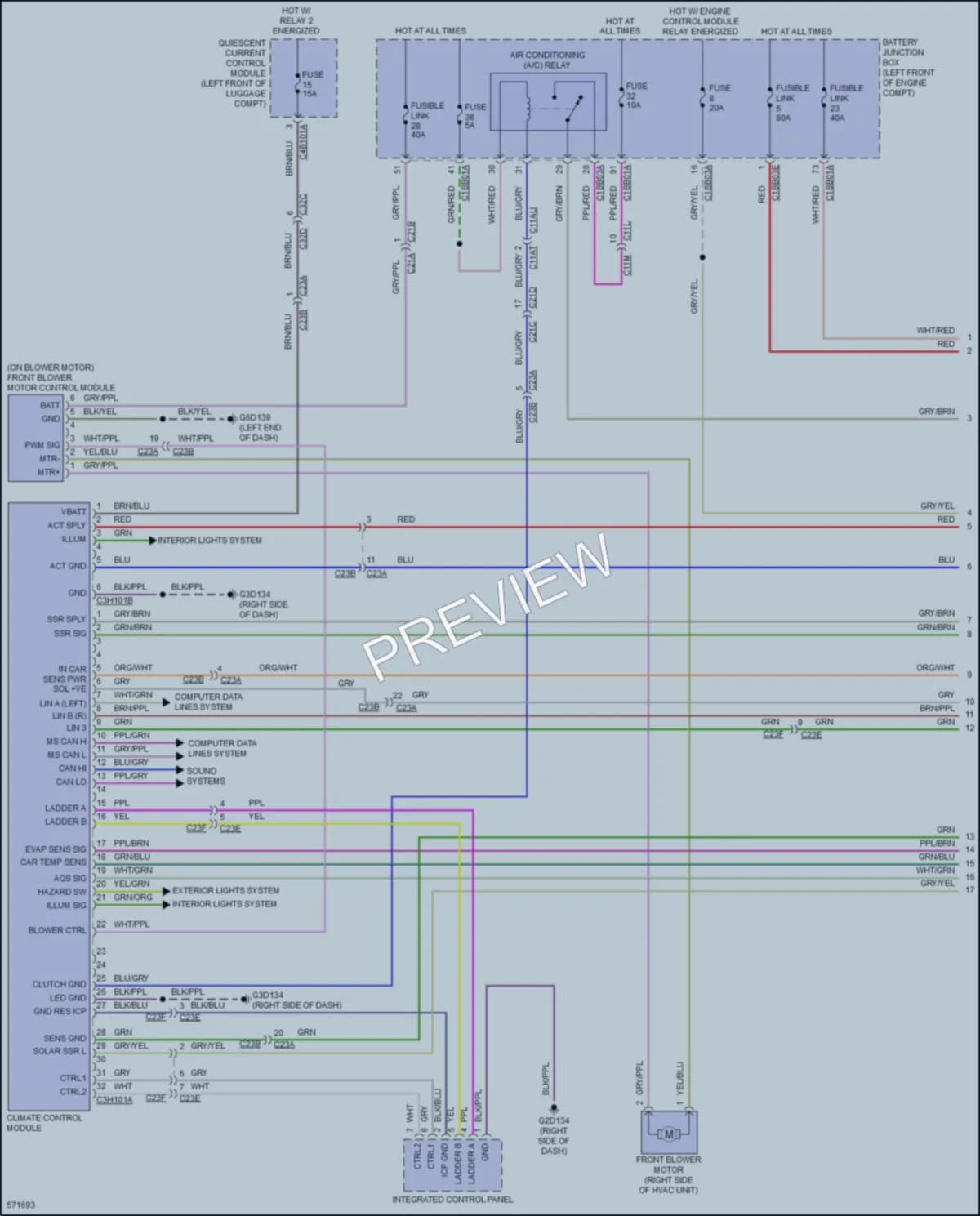 2018 LandRover RangeRoverEvoque Air Conditioning wiring diagram preview