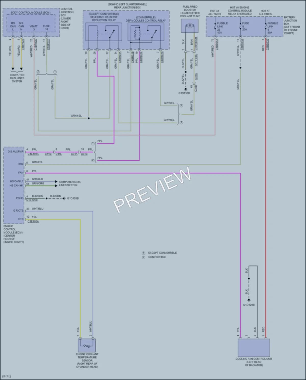 2018 LandRover RangeRoverEvoque Cooling Fan wiring diagram preview