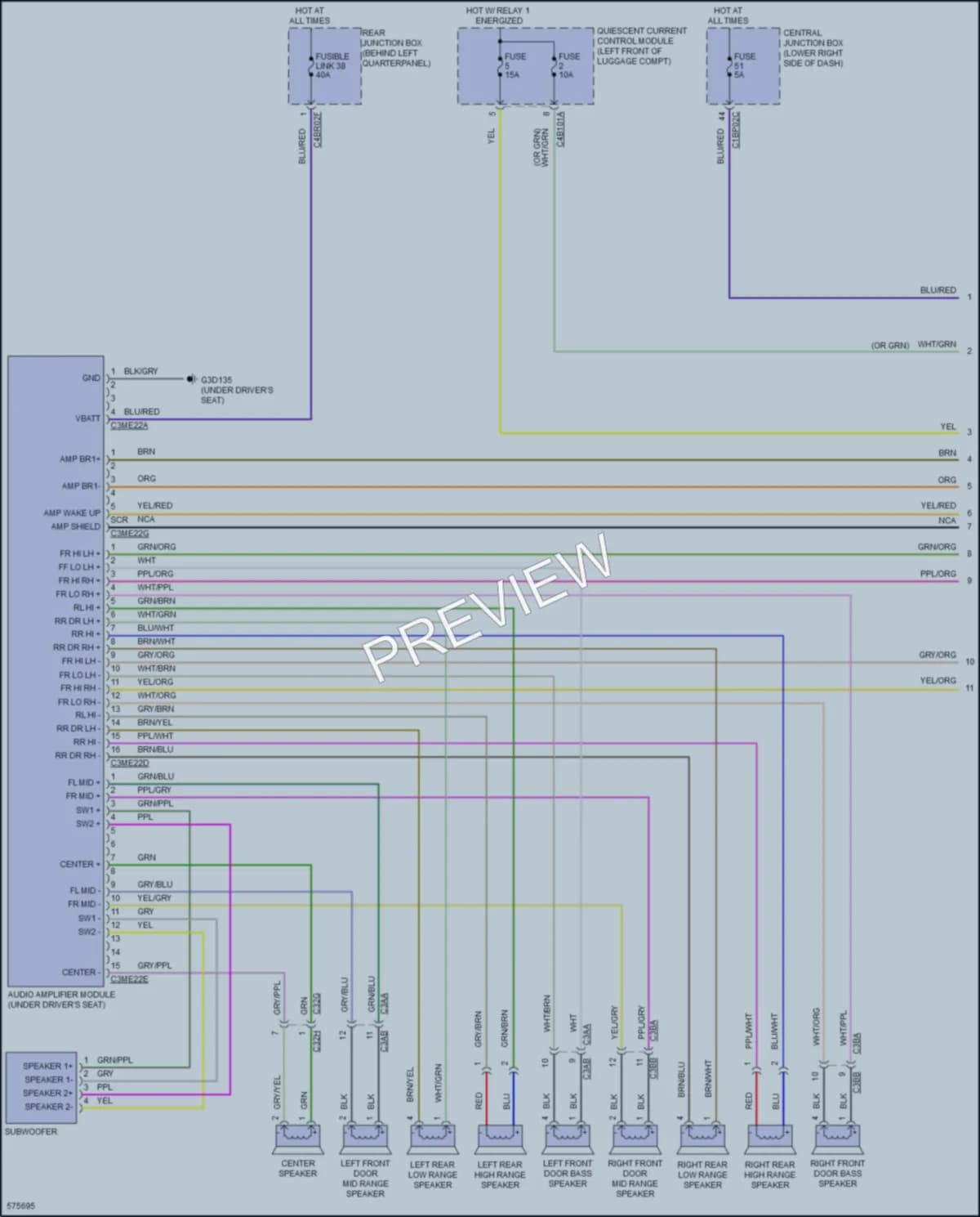 2018 LandRover RangeRoverEvoque Radio wiring diagram preview