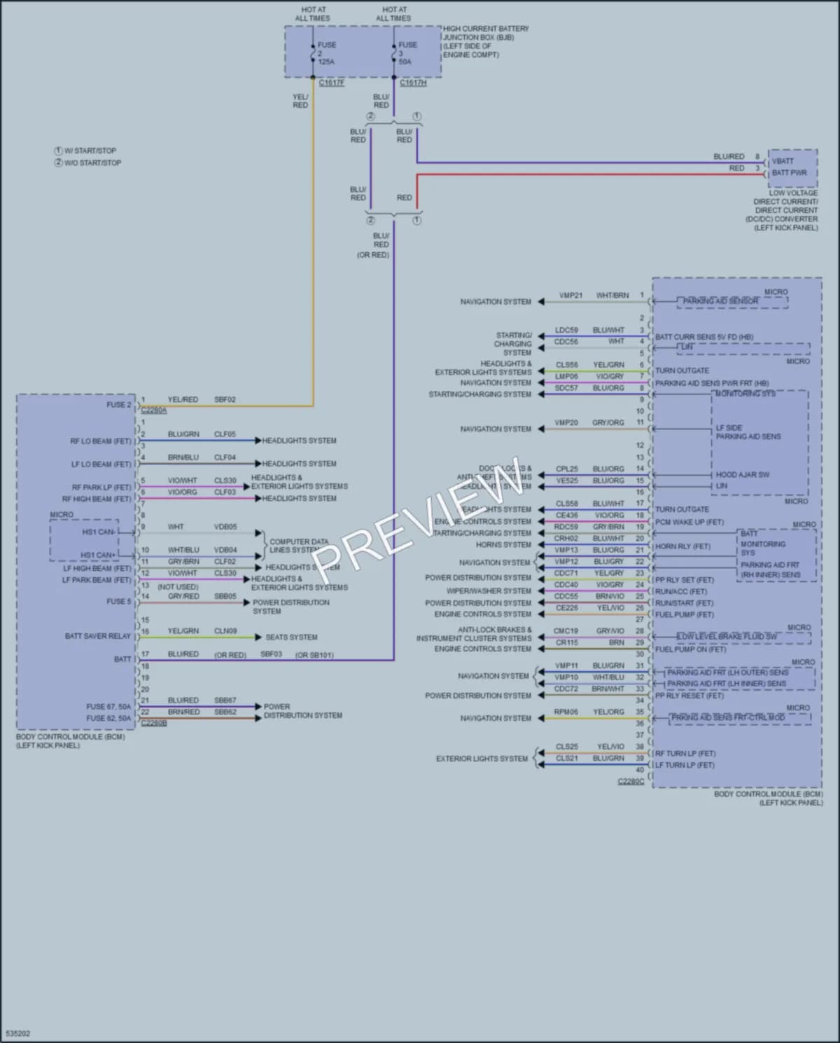 2018 Lincoln MKX Body Control Modules wiring diagram preview