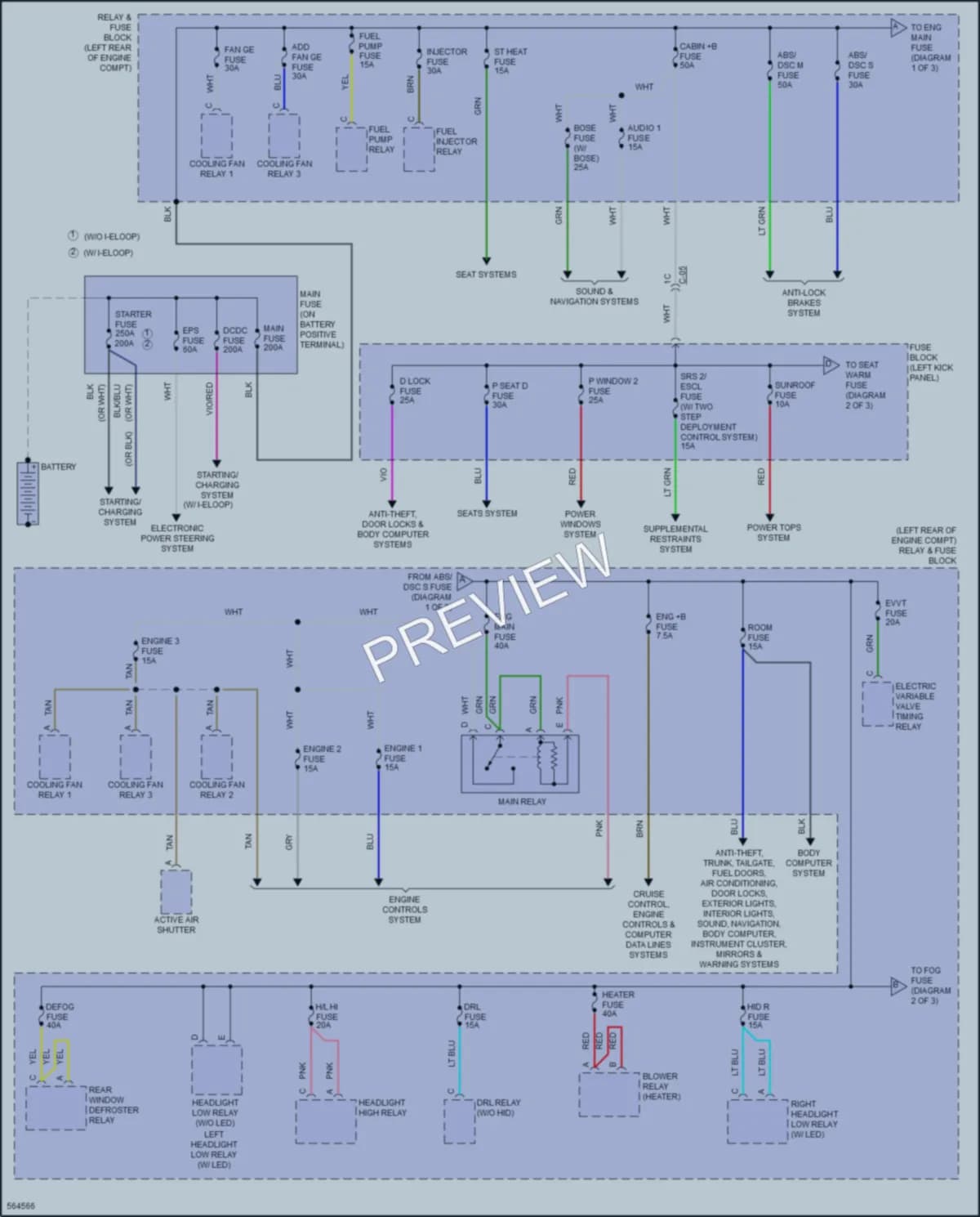 2018 Mazda 3 Power Distribution wiring diagram preview