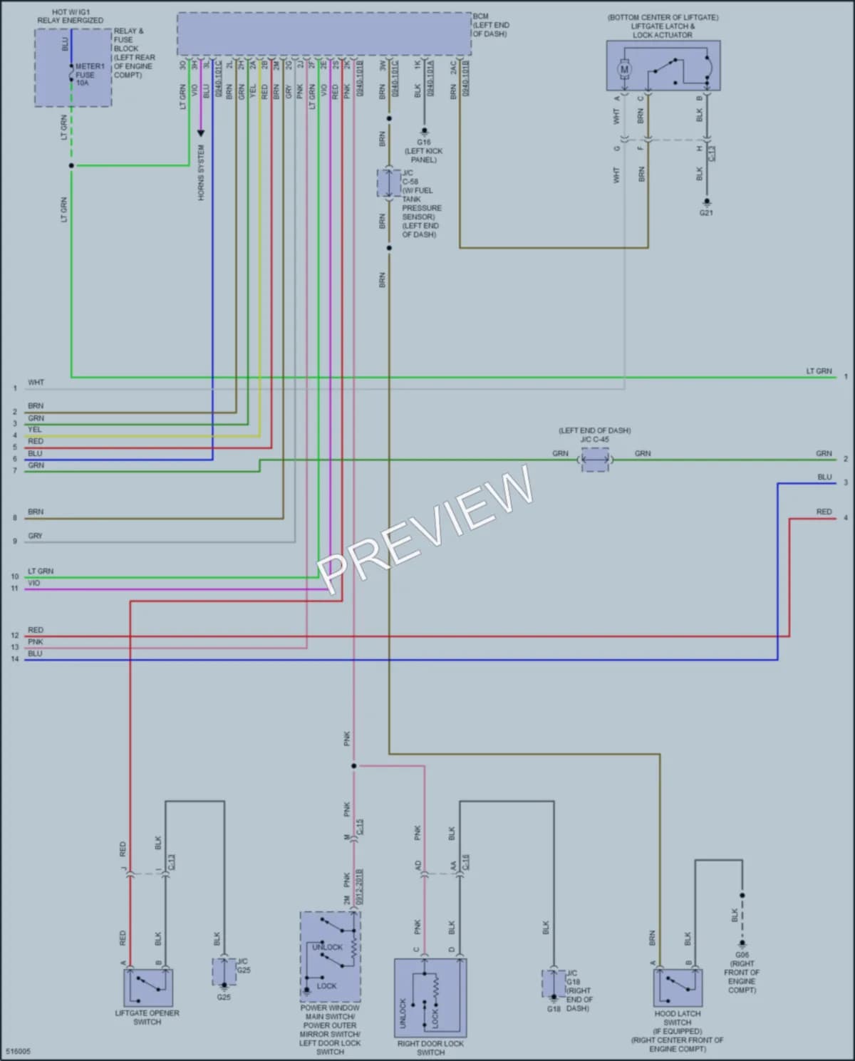 2018 Mazda CX3 Anti Theft wiring diagram preview