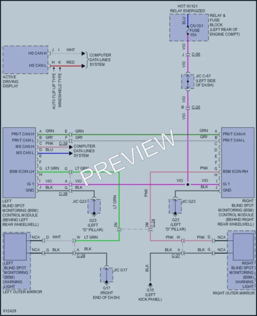 2018 Mazda CX5 Navigation wiring diagram preview