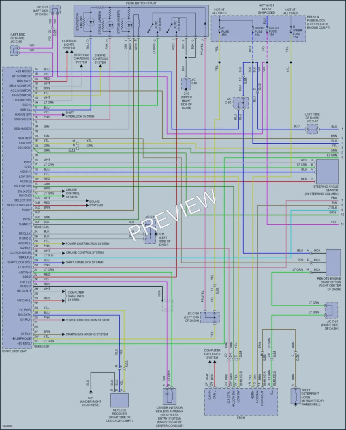 2018 Mazda CX5 Power Door Locks wiring diagram preview