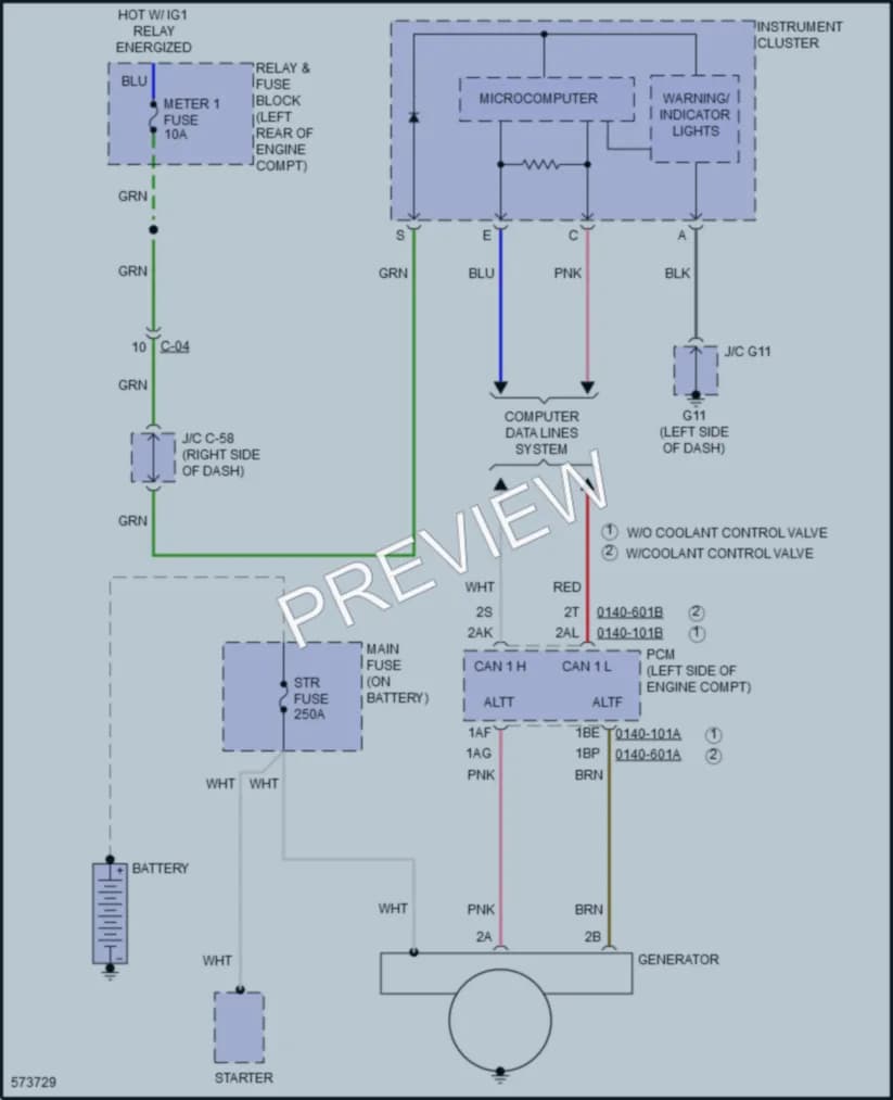 2018 Mazda CX5 Starting Charging wiring diagram preview