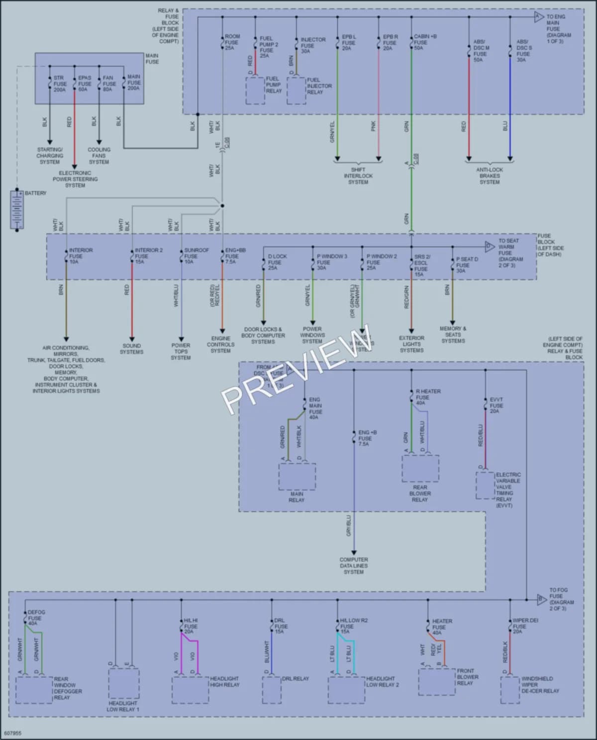 2018 Mazda CX9 Power Distribution wiring diagram preview