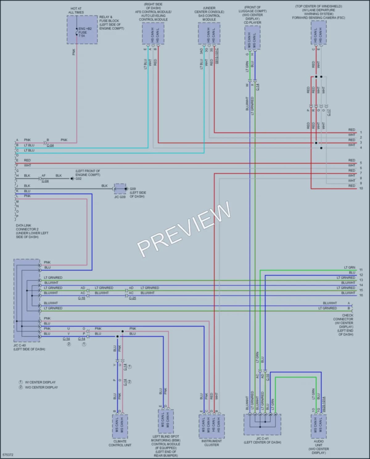 2018 Mazda MX5MiataRF Computer Data Lines wiring diagram preview