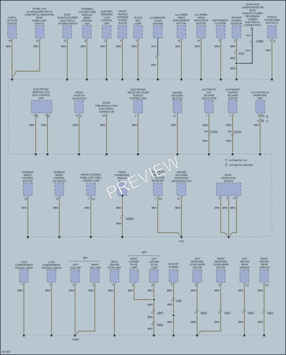 2018 MercedesBenz 3500Sprinter Ground Distribution wiring diagram preview
