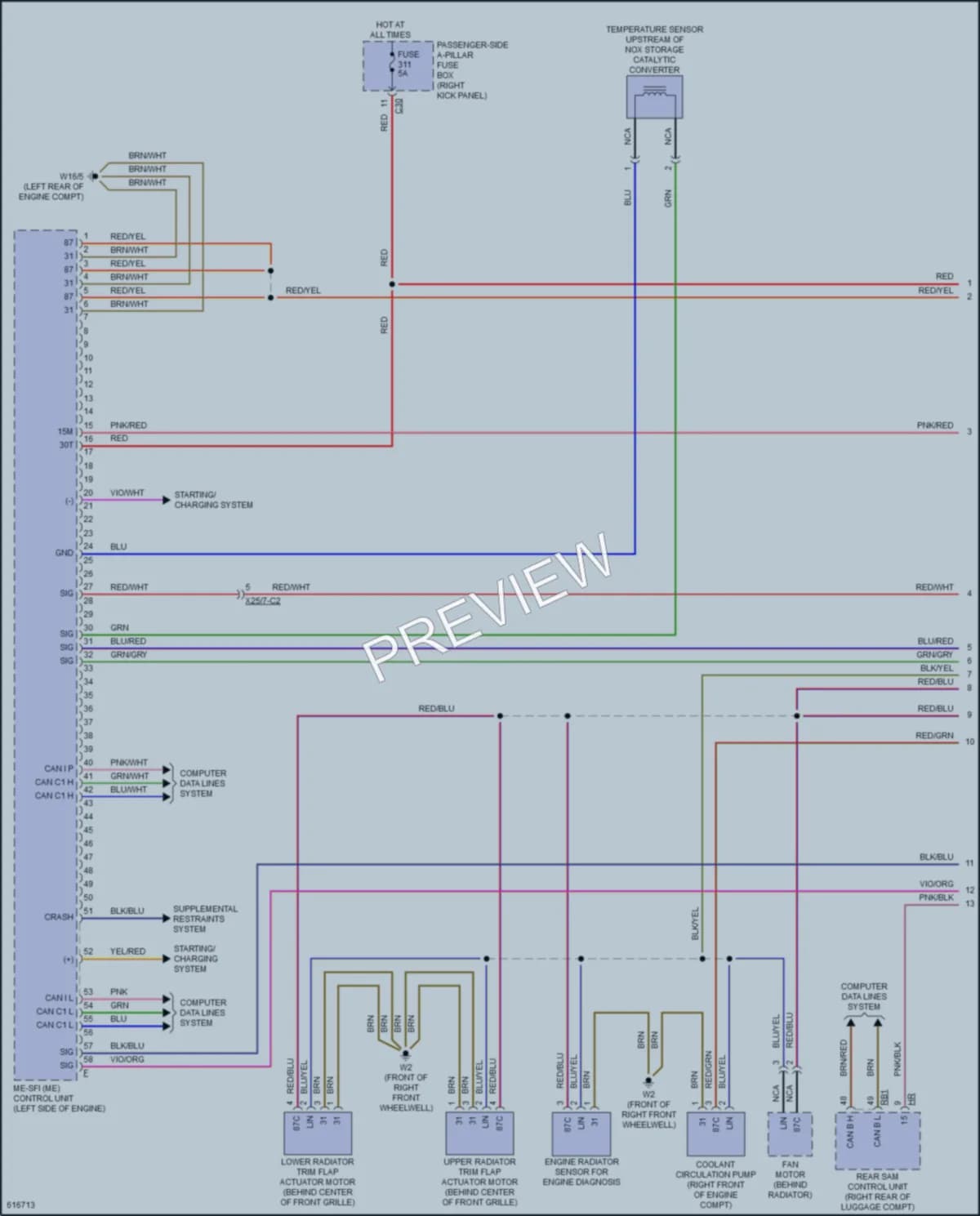 2018 MercedesBenz E300 Engine Performance wiring diagram preview