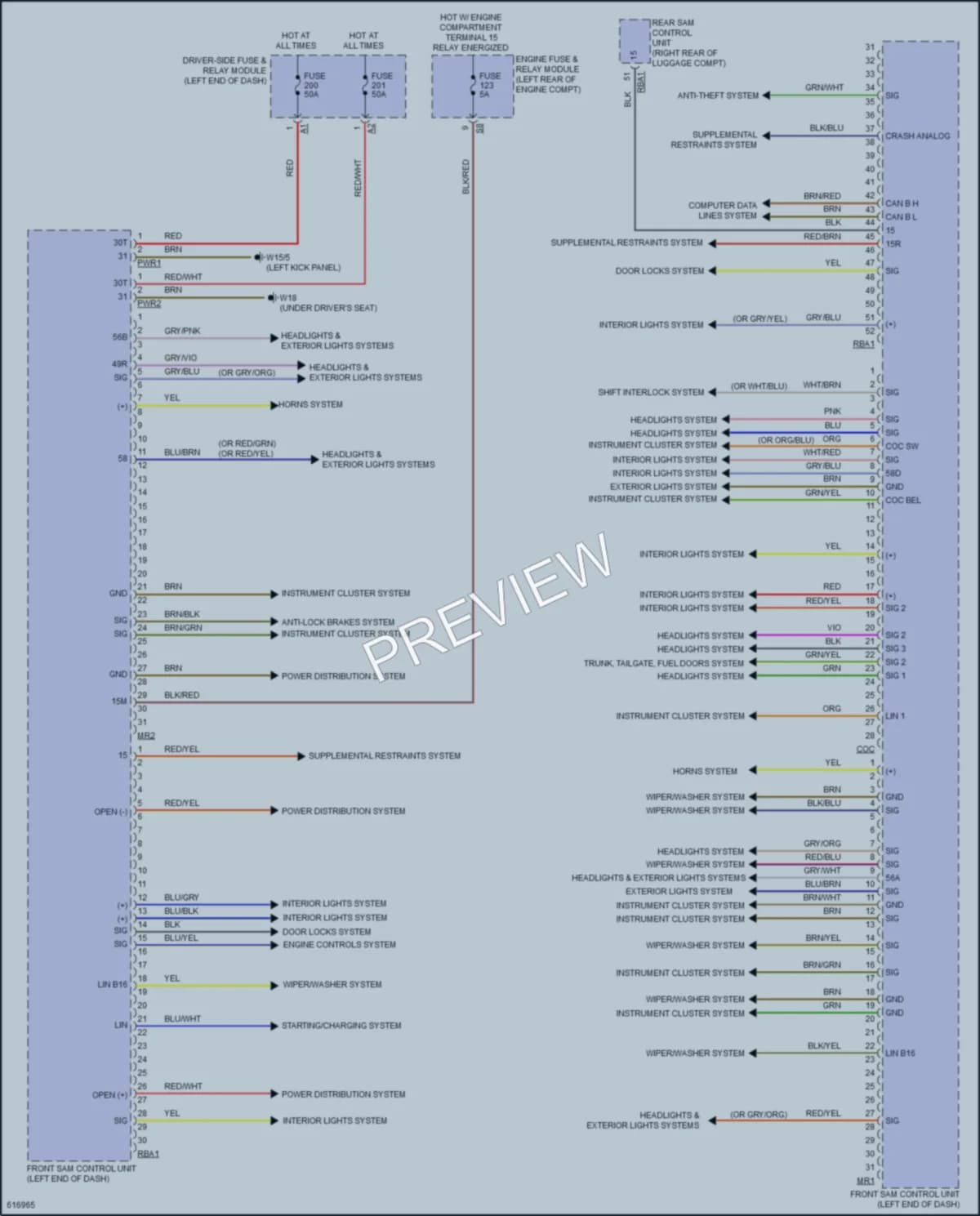 2018 MercedesBenz E400 Body Control Modules wiring diagram preview