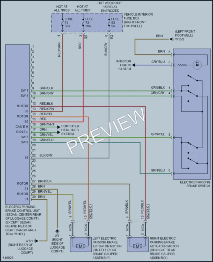 2018 MercedesBenz GLA250 Shift Interlock wiring diagram preview