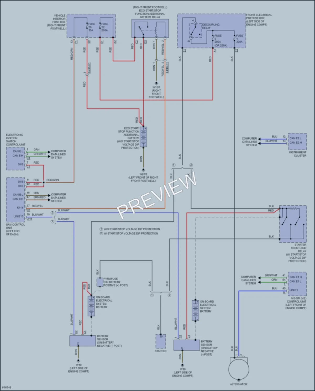 2018 MercedesBenz GLA250 Starting Charging wiring diagram preview