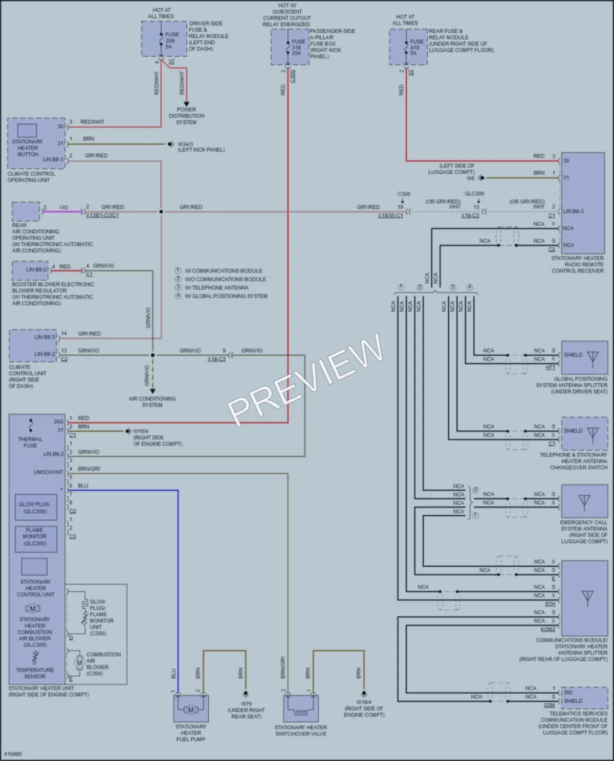 2018 MercedesBenz GLC300Coupe Engine Accessories wiring diagram preview