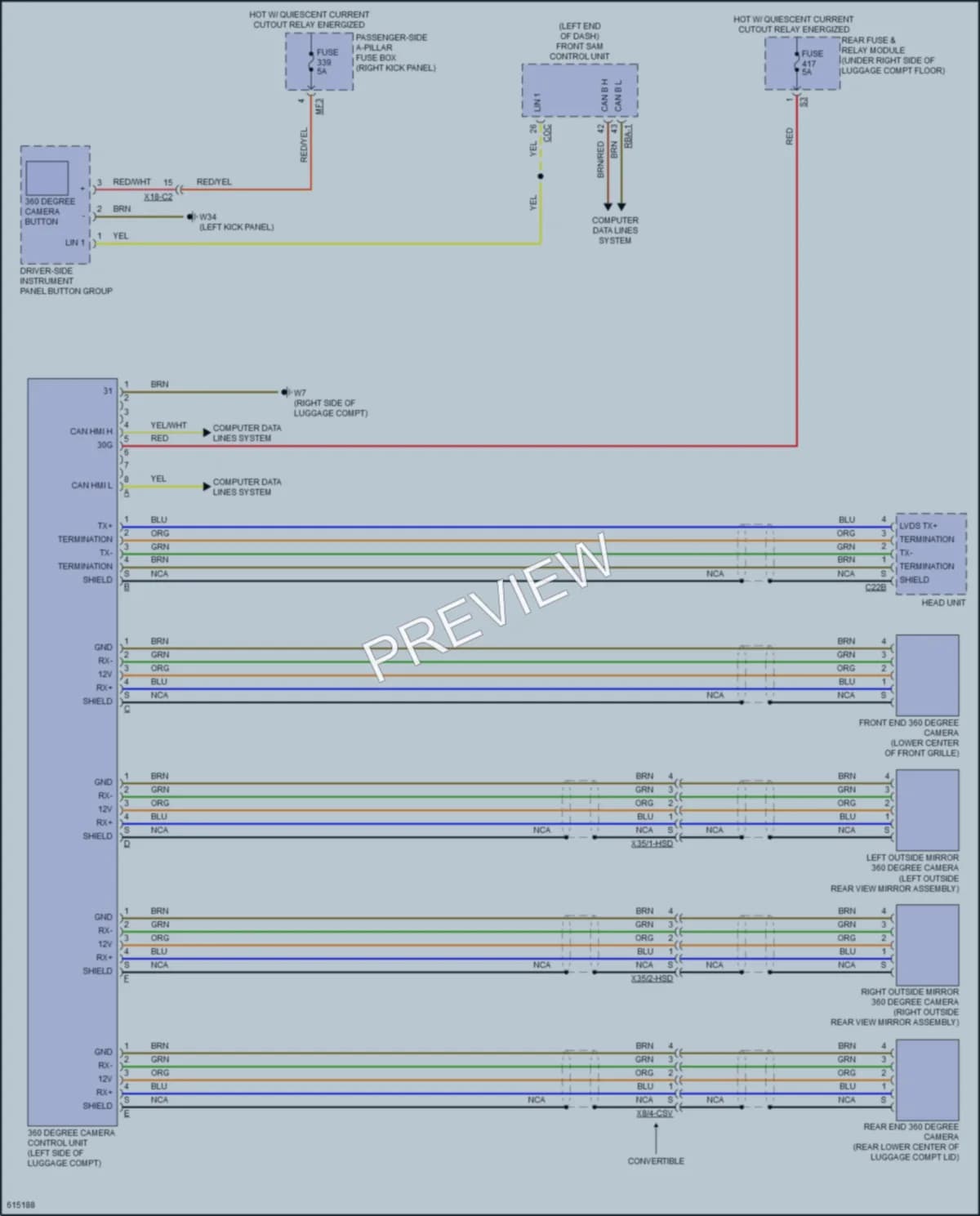 2018 MercedesBenz GLC300Coupe Navigation wiring diagram preview