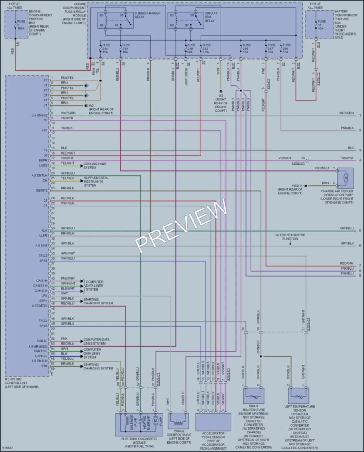 2018 MercedesBenz GLS450 Engine Performance wiring diagram preview
