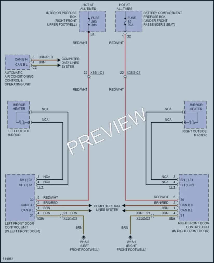 2018 MercedesBenz GLS550 Defoggers wiring diagram preview